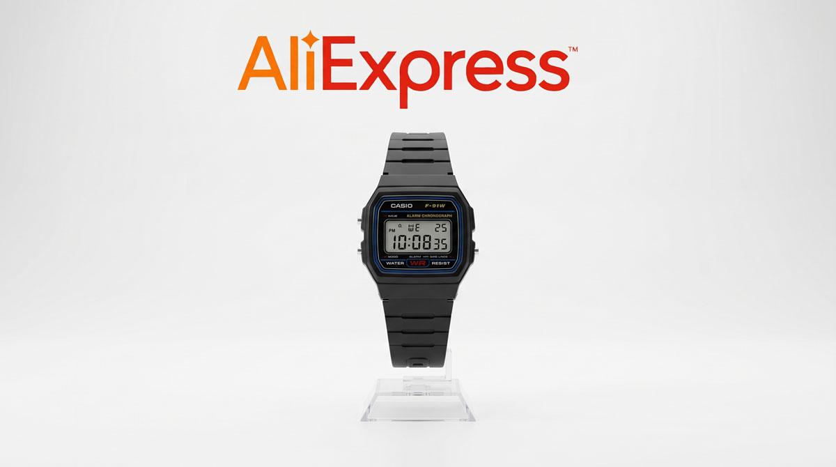 在 AliExpress 購買 Casio F-91W：臺灣買家完整指南